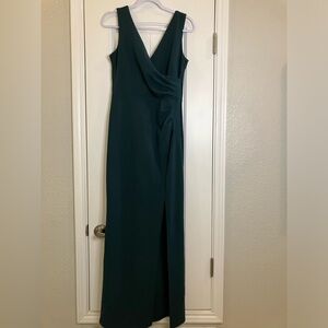 Woosea Emerald Green Elegant Dress